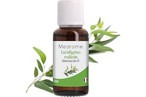 ‎PLASTIMEA Eukalyptusöl BIO⎟30 ml Ätherisches Öl 100% Naturrein⎟Eucalyptus Radiata Inhalation Diffusion Aromatherapie Aroma Diffuser Naturkosmetik Erfrischend Befreiend verstopfte Nase Vegan⎟Bien-Être Mearome