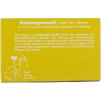 Vina Kaliumpyrosulfit 10x1 Gramm, Kaliumdisulfit, Schwefelpulver
