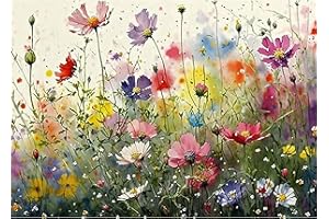 HONGYRJY Flowers Diamond Painting Kits-Wild Flower Diamond Art for Adults Kids Beginners,5D Diamond Painting for Gift Home Wall Decor (12x16inch)