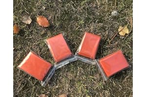 Jolmo Lander Emergency Blankets Silent Thermal Survival Blanket Emergency Kits Survival EDC Gear Pack of 4