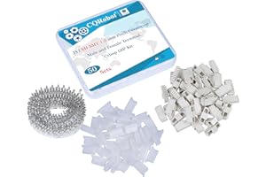 CQRobot JST SH SMD 1,0 mm Passo 8-Pin Elettronico Connettore IC Spina Maschio, Alloggiamento Presa Femmina e T Forma Crimpare Terminale. 50 Set / 500 Pezzi Filo a Bordo Cavo Adattatore Componenti.