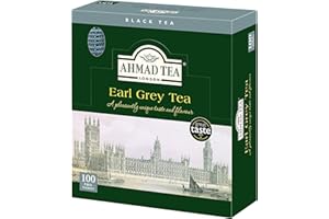 AHMAD TEA Ahmad Earl Grey 100 Bustine da 2g - 240ml - 16.76cm x 14.99cm x 6.35cm