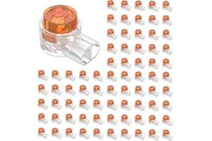 HEVEER Łącznik do kabli telefonicznych, 120 sztuk, złączka zaciskowa, łącznik K1, wtyczka UY, złącze kablowe K1, złącze do kabla telefonicznego, kabel sieciowy