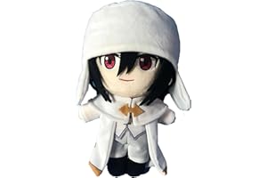 Puruuige Bungo bezpańskie psy, pluszowa poduszka, lalka, postacie anime, Fiodor Dostojewski (biała), anime, kreskówka, urocze poduszki ozdobne, figura, pluszowe, miękkie dla fanów