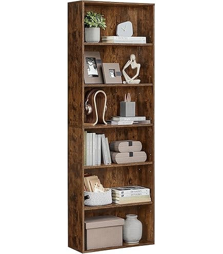 VASAGLE Bücherregal mit 6 Ebenen 66x30x186 cm LLS062B01 günstig