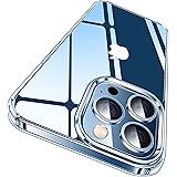 CASEKOO Crystal Clear für iPhone 12 Pro Max Hülle [Nie Vergilbung] [Unzerstörbarer Militärschutz] Stoßfeste Kratzfeste Schutz