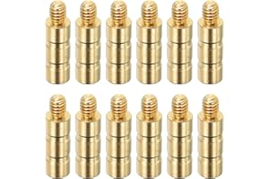 PATIKIL Archery Arrow Insert, Brass Arrow Weight Bolt for Field Points Shaft