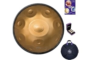 AS TEMAN Handpan 10 Notes 432Hz D Minor Scale Handpan drum 22inches with gift set