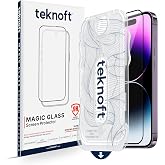 Easy Installation Kit for Teknoft iPhone 14 Pro Max Extra Reinforced T that Never Leaves Dust Under the Glass While Installing