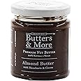 Butters & More Vegan Almond Butter With Hazelnuts, Dark Cocoa & Palm Jaggery (200G). Healthy Chocolate Spread.