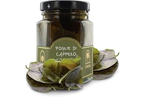 LA NICCHIA PANTELLERIA Foglie di cappero in olio extravergine d'oliva - vasetto 100g