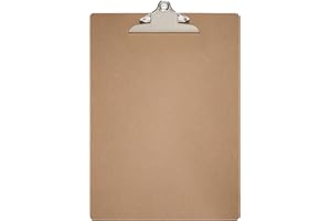 MAUL Portablocco A3 MAULclassic | Portablocco in legno DIN A3 verticale | Stabile portablocco da appendere | Clipboard con morsetto vintage | Portablocco per ufficio, cucina e officina | Legno