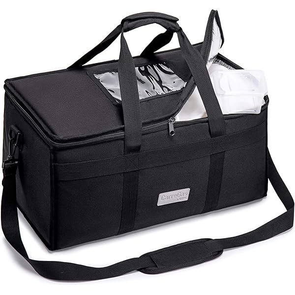 Delivery Bag - Thermisch Geïsoleerde Hot Food Pizza Leveringstas - 45x45x35cm - Zwart