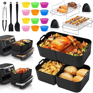 Wanty Staubschutz-Hülle Für Iconites 1800 W / Moosoo 1700 W Air Fryer Ofen – Schwarz, Nylon, 39x36x41 Cm