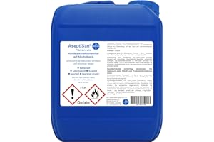 ‎HERRLAN PSM AseptiSan - 5 Ltr. Kanister Flächen- und Händedesinfektionsmittel Pharmazentralnummer-16613756 HERRLAN Qualität Made in Germany