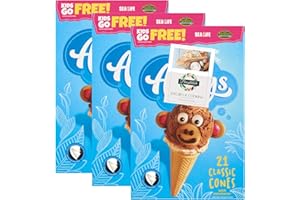Ice Cream Cone Bundle with Askeys Ice Cream Cones 21x 3 Pack + Brightdale Kitchen Card