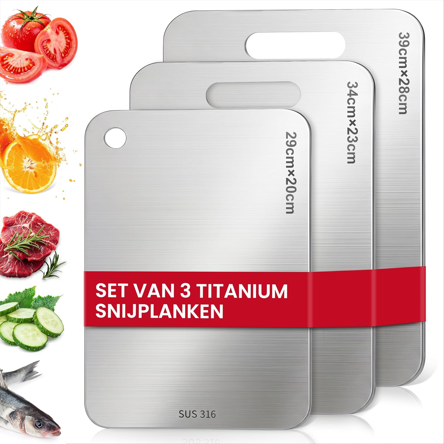 Avis d'Expert & Test Approfondi : Bafeil Titanium Snijplankenset 3 Stuks S316 R (Sélection)