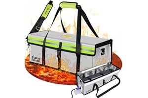 moveland Ebike - Bolsa para batería ignífuga (hasta 1400 °C, 50 x 16 x 16 cm, protección triple)