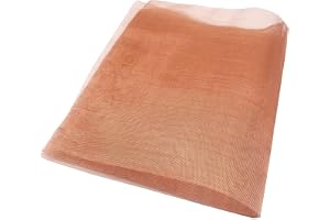Miedziana siatka, ekran 99,9% czystej miedzi, tkanina siatkowa z drutu miedzianego, 40 oczek, otwór 0,48 mm - 12 cali x 40 cali