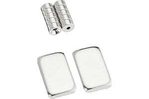FIRST4MAGNETS Neodymium Magnet for Arts, Crafts, Model Making, DIY, Hobbies, Office and Home - 10mm dia x 5mm thick x 3.2mm c/sink - 2kg Pull - North - Pack of 10