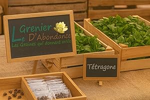 LE GRENIER D'ABONDANCE LES GRAINES QUI DONNENT ENVIE 50 graines à semer - Le Grenier d'Abondance - TETRAGONE - Tetragonia tetragonioidi
