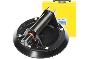 Q-CUP® Glass Suckers Lifters Tile Suction Cup just 3-Pumping to Attach on Glass Tile Easily