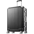 LUGGEX Trunk Luggage with Spinner Wheels - Expandable Polycarbonate Hard Shell Suitcases
