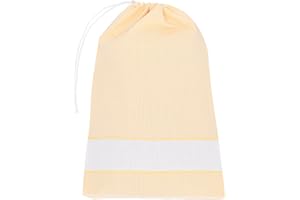 EMMEBi Sacca asilo da ricamare con tela aida in cotone (Giallo aida)