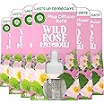 Airwick Air Freshener Plug In Diffuser Refill| Room Air Freshener|Fragrance : Wild Rose and Patchouli| Contains : 6 Refills| Usage: Lasts Upto 600 days (100 Days per refill)