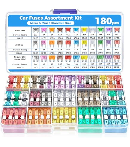 Fornitura 50 Mini Fusibili Auto JBM | Kit Manutenzione Flotta Veicoli