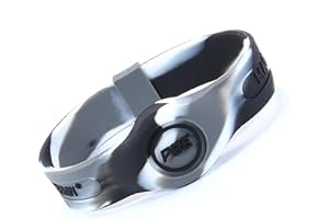 Power Balance Energy *NEW Magnetic Therapy Wristband Magnetic Field - 8 Colours! (Camo Grey, Medium - 19cm)