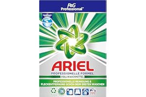 PROCTER & GAMBLE Ariel Professional Regulär Waschpulver, 120 Waschladungen, 7,8 kg, Ausgezeichnete Fleckentfernung schon ab der ersten Wäsche, professionelle Formel für den professionellen Einsatz
