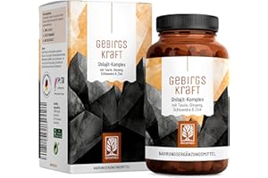 ‎NATURTREU NATURTREU® Mumijo Shilajit Kapseln hochdosiert 1000mg pro Tagesdosis, schwarzes Gold Shilajit aus dem Himalaya mit Ginseng und Schisandra, vegan & laborgeprüft