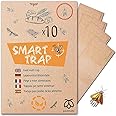 Pestmatic Smart Food Moth Trap x 10, Pantry Monitoring Moth Traps for the Kitchen, Pheromone Indian Meal Moth Catcher, Anti-Moth Sticky Adhesive Board, Alternative for Moth Killer and Moth Repellent