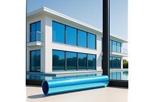 MARAPON® Spiegelfolie Fenster Sichtschutz [90x200 cm] Fensterfolie Sonnenschutz außen ohne Rückstände - Spiegelfolie Fenster Sichtschutz - Sonnenschutzfolie Fenster - Dachfenster verdunkeln