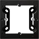 SIMON 10 SURFACE BOX 1 ELEMENT IP20 BLACK | For recessed socket, easy installation. Suitable for indoor use.