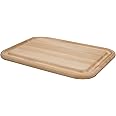 T&G Rectangular Utility Board with Large Groove in FSC Certified Oiled Beech, Medium, 36.5 x 25.5 x 2 cm