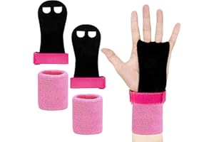 CZ Store ✮Marque Française✮ Paire de manique Gym Enfant/Adulte ✮Garantie A Vie✮ Gants Gym en Cuir en Cuir|4 Tailles 2 Couleurs|Protection Paumes pour Exercice Traction/Barre/Gymnastique/Poids