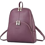 Nevenka Zaino Donna Borsa a Spalla in Pelle PU Zainetto Casual Borsa a Mano Backpack alla Moda per Shopping Scuola Viaggio Va