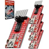 AZDelivery Kompatibel mit FT232RL USB zu TTL Serial Adapter für 3,3V und 5V kompatibel mit Arduino inklusive E-Book!