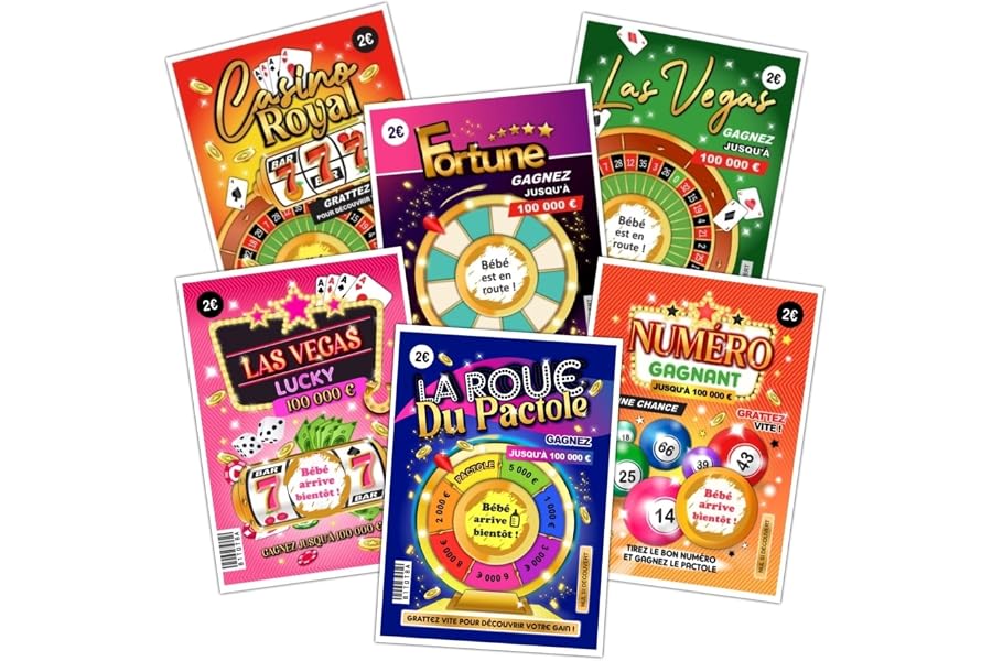 6 Cartes à gratter Annonce Grossesse | Annonce Bébé BEBE ARRIVE BIENTOT | Mamie Papy, Tonton Tata | Annonce grand parents, pa