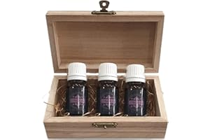 Olio Essenziale Flor De Lis Di Lavanda Puro, Set 3 bottiglie 10ml, Perfetto Profumatore Asciugatrice,Ambiente, Oli Essenziali Per Diffusori Ambienti