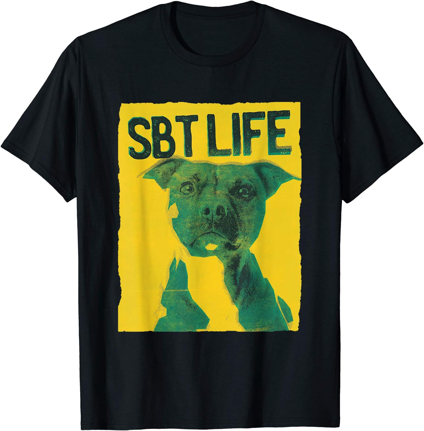 Love my Staffie Staffordshire Bull Terrier GiftsSBT Life - Staffordshire Bull Terrier Perfect Staffie Gift T-ShirtOEKO-TEX STANDARD 100