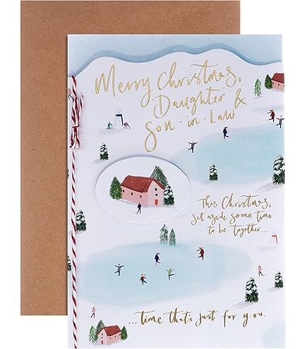 Tarjeta De Navidad Para Hijo E Nuera - Hijo Especial E Nuera - Pareja