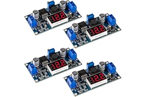 Innovateking-EU LM2596S DC-DC Buck Converter Step Down Modul Spannungsregler Einstellbare Stromversorgung Modul 36V 24V 12V bis 5V 2A 4PCS