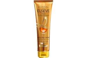 L’ORÉAL PARIS Elsève L'Oréal Paris Huile-en-Crème de Nutrition sans Rinçage pour Cheveux Secs 150 ml