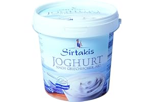 Hymor Sirtakis Joghurt nach griechischer Art - 6x 1kg - extra cremig, köstlicher stichfester Sahnejoghurt mit 10% Fettanteil, leckere und gut verträgliche Proteinquelle