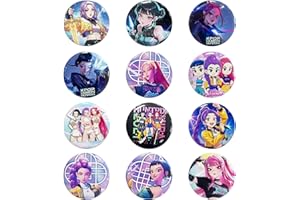 CIYIN Lote de 12 Broches de Demonio, Broches de Anime Cazadores de Demonios, Pin de Dibujos Animados, Pines de Anime, Cosplay de Fans, Disfraces, Regalos