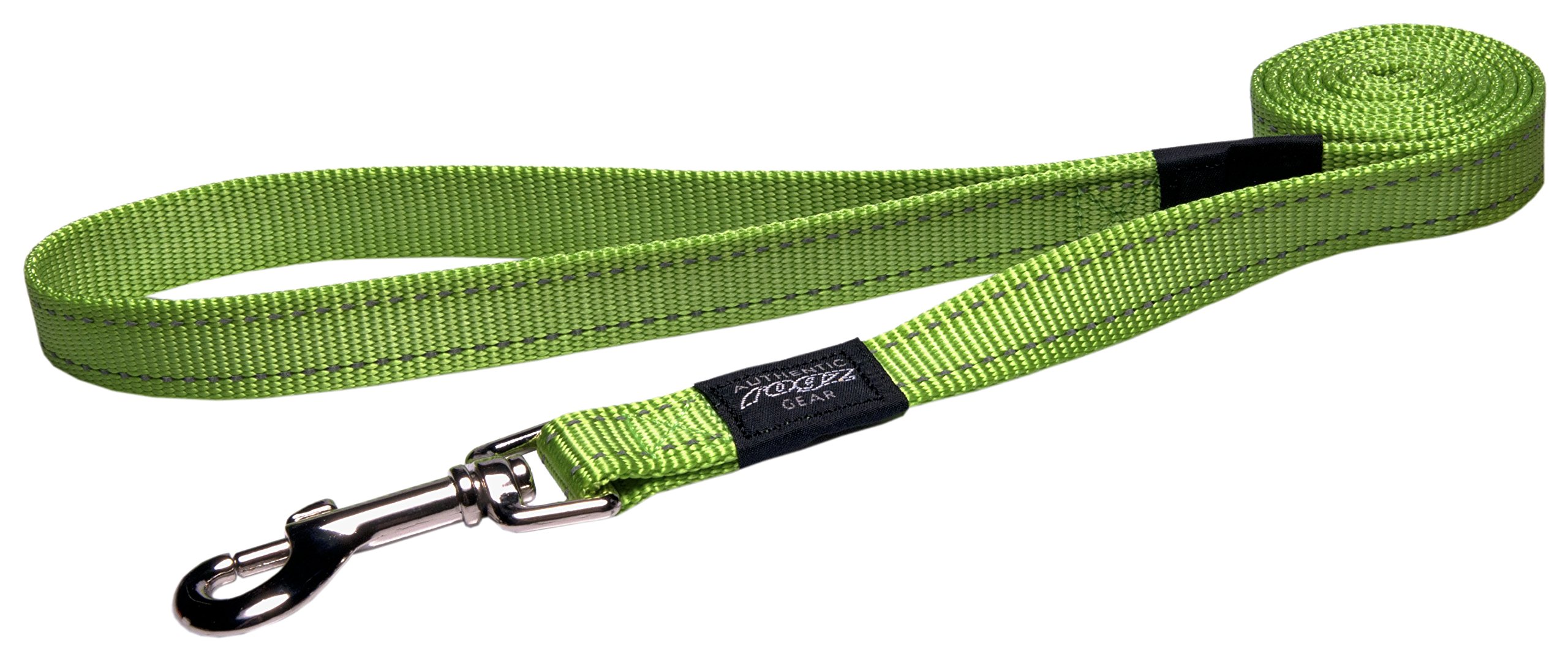 Rogz Fanbelt Lead Reflective, 20 mm x 1.8 m, Lime Green