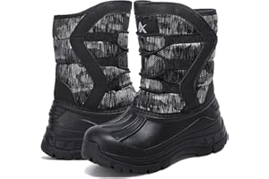 TORISKY Botas de nieve para Niños Calentar Forrados de Piel Botas Impermeables y Antideslizante Invierno Botas Unisexo 28-40EU